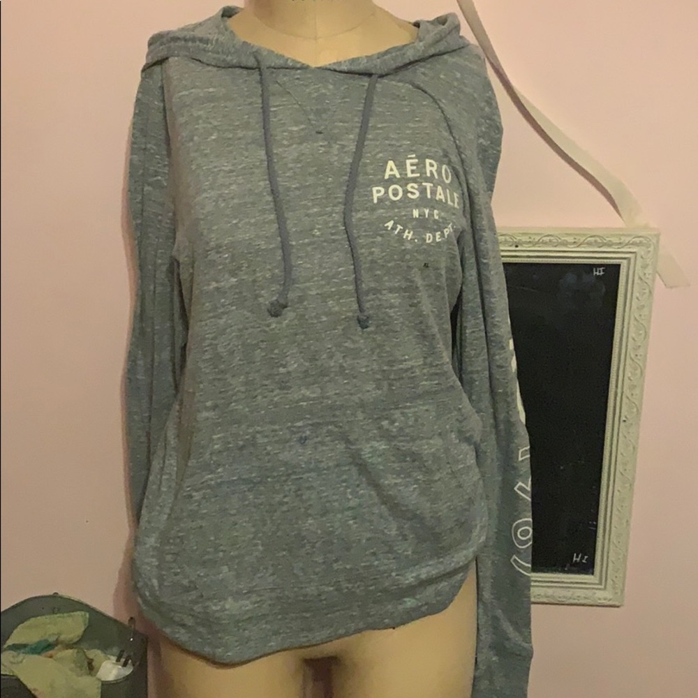 Hooded Tee-Shirt with chest and arm decal